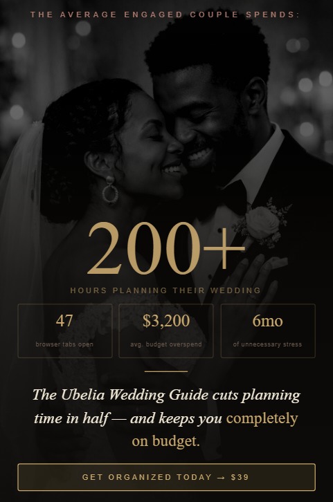 Elegant wedding setting